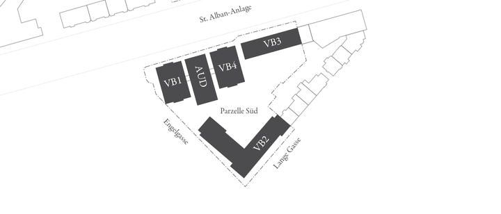 Lageplan Helvetia Campus Basel